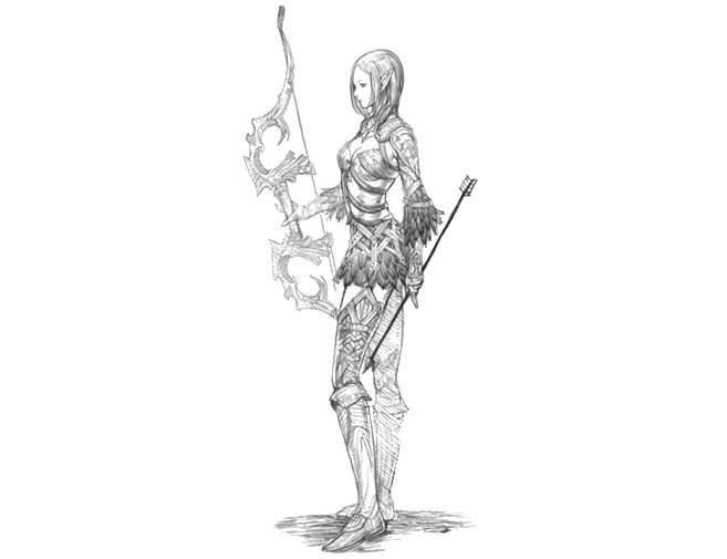 エルフ女