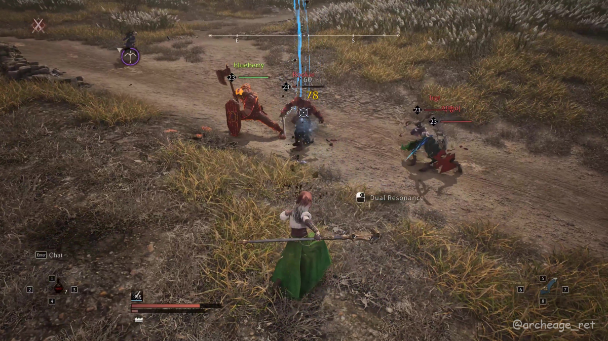 ArcheAge Chronicles パーティーPvP動画