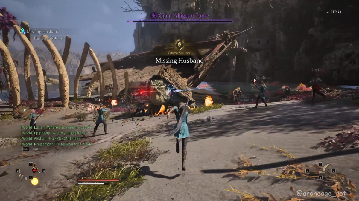 ArcheAge Chronicles ネットワークテスト